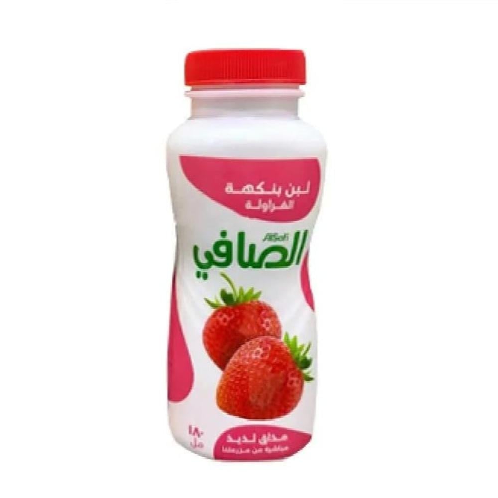 لبن الصافي فراولة 180مل