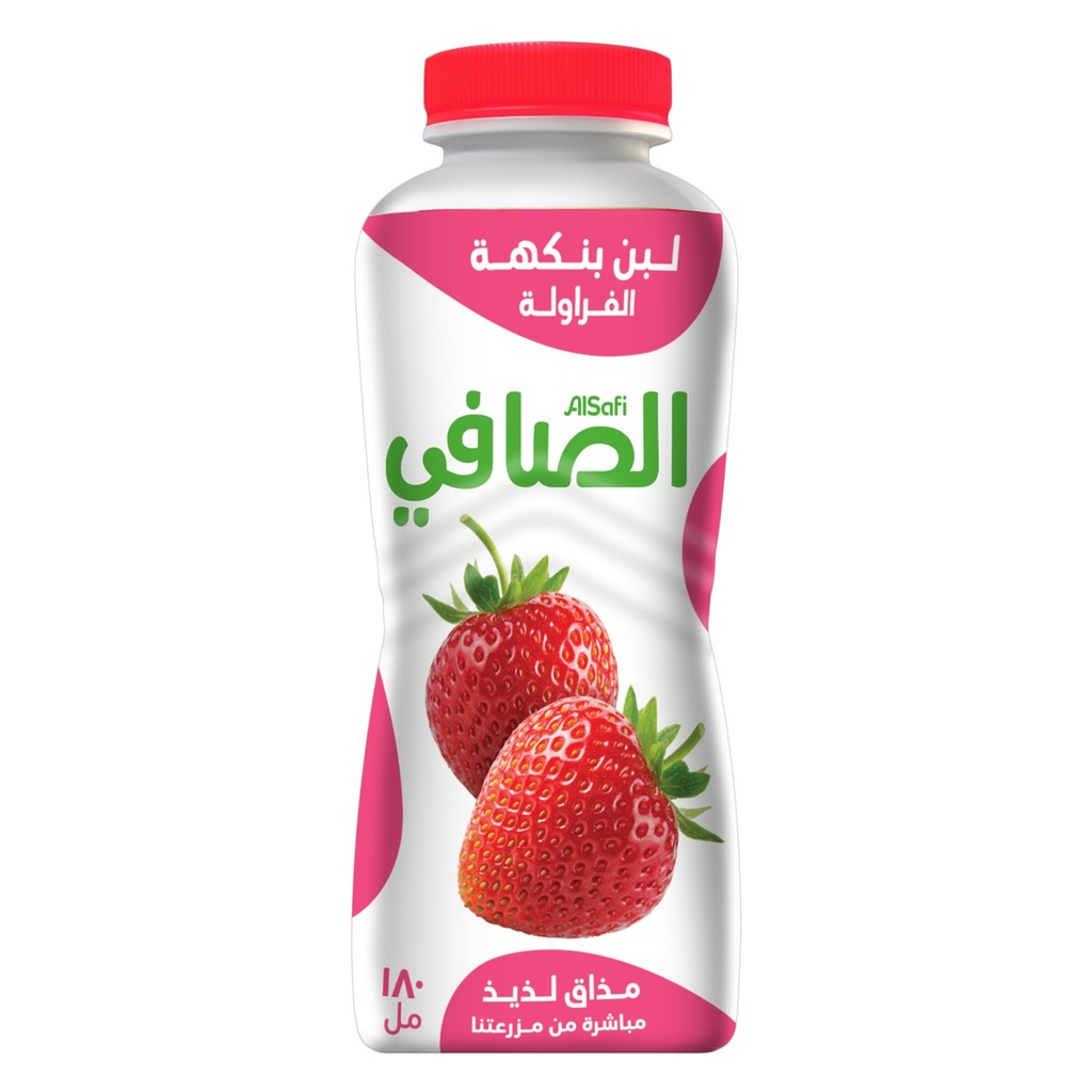 لبن الصافي فراولة 180مل