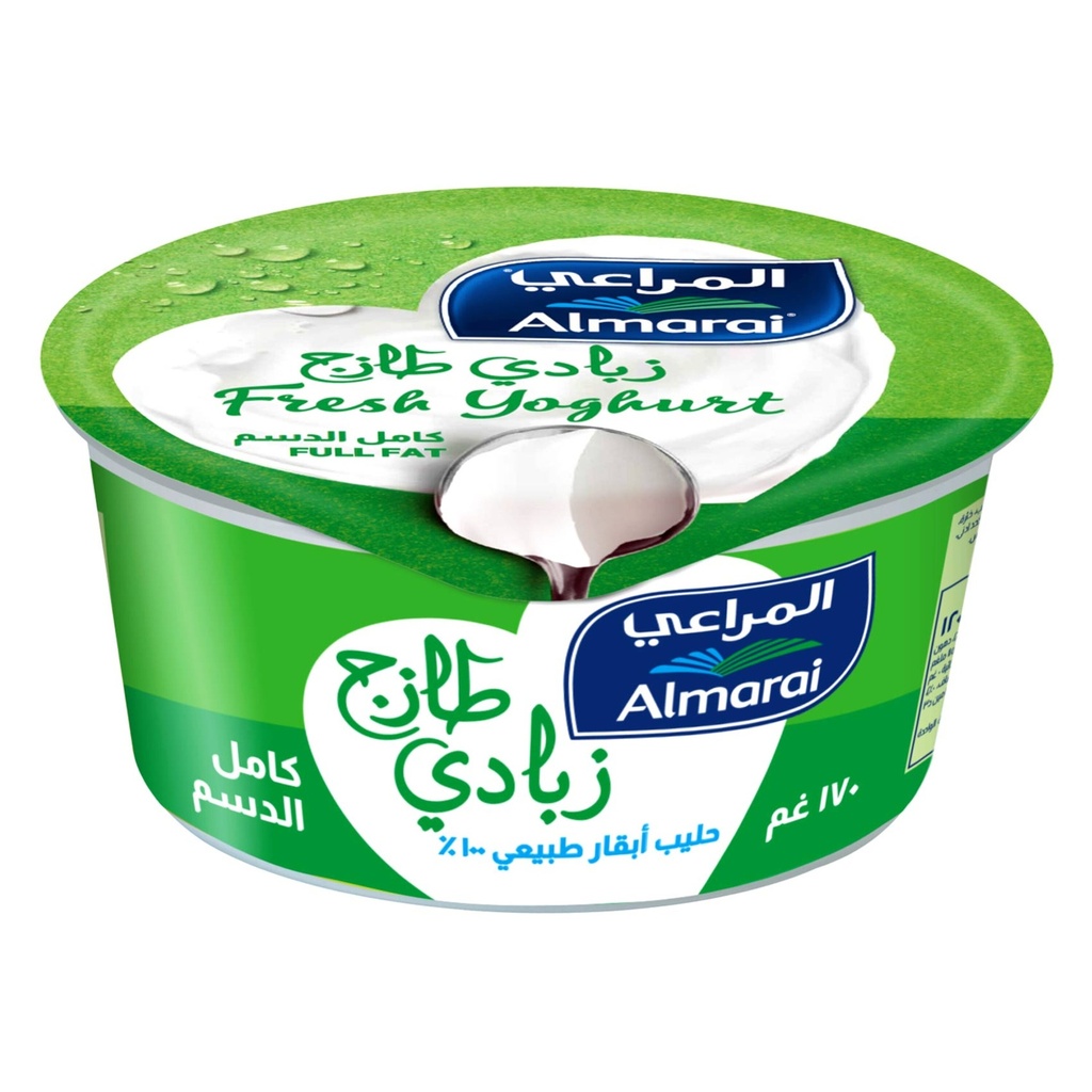 زبادي المراعي كامل الدسم 170جم