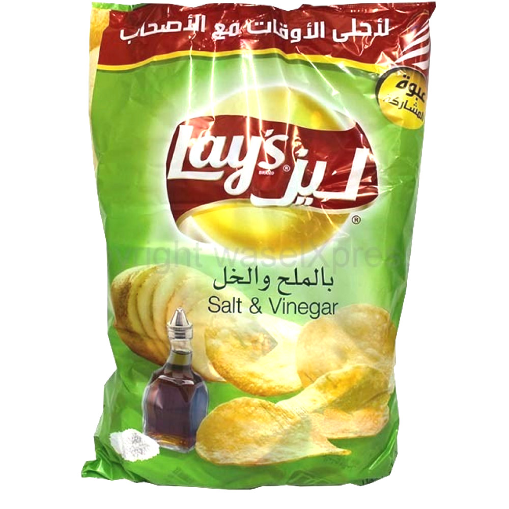 ليز ملح وخل 25جم*14