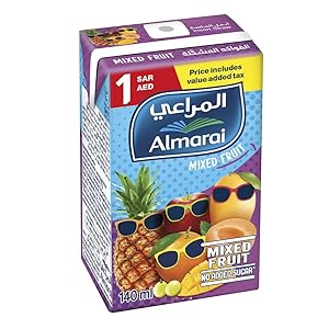 عصير المراعي فواكه مشكله وبرتقال 140مل *18