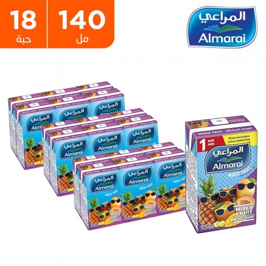 نكتار تفاح المراعي 140مل*18