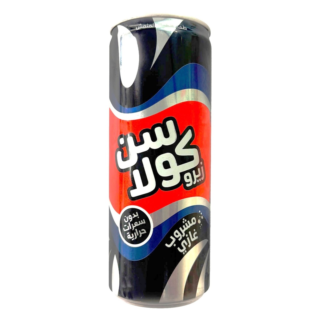 سن كولا زيرو غازي 240مل